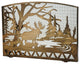 60"x40" Moose Creek Arched Fireplace Screen