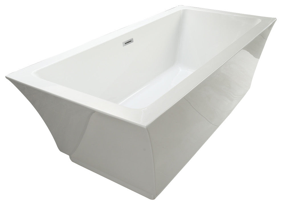 Allegra 67" x 31.5" Soaking Bathtub