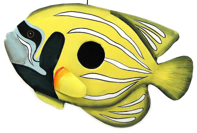 Metal Tin Fish Bird House