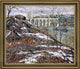 Ernest Lawson Harlem River in Winter Framed Premium Canvas Print, 20"x25"