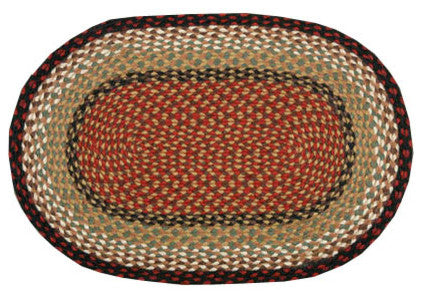 Mustard Braided Rug, 27"x45"