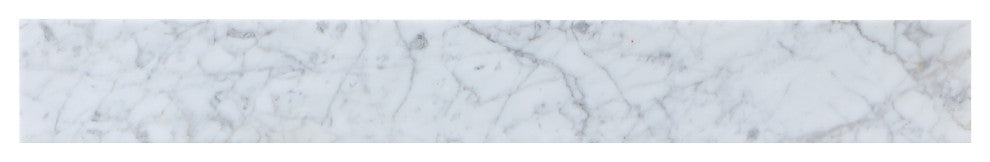 30" Backsplash, Carrara White