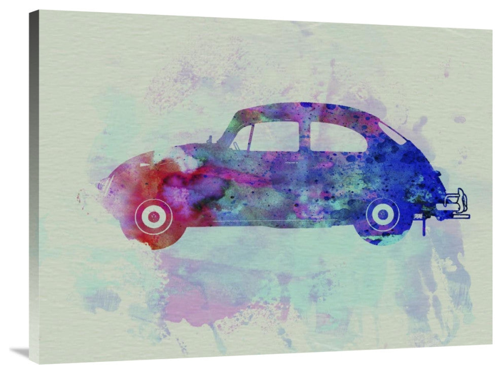 "VW Beetle Watercolor 1" Fine Art Print