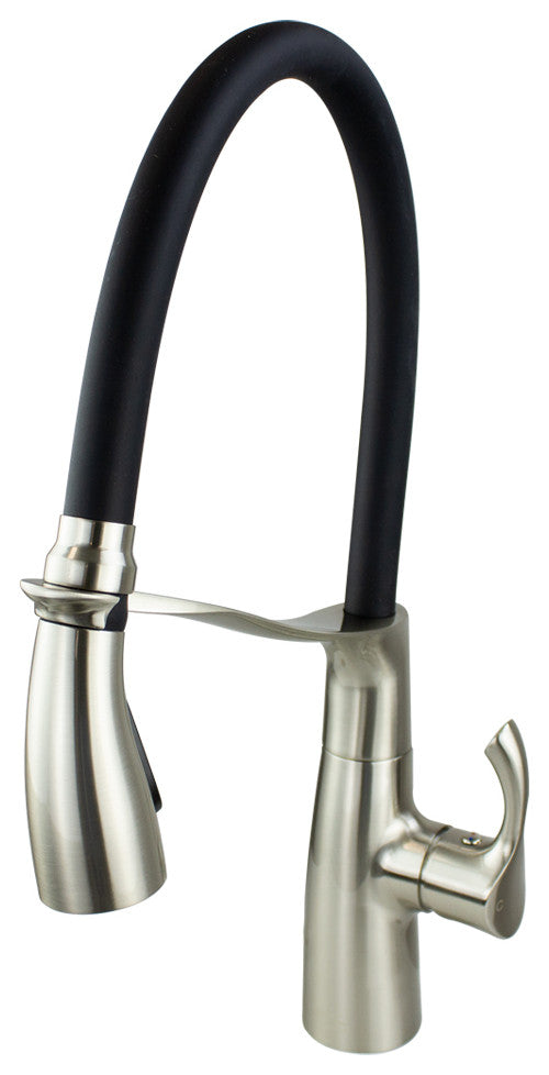 Transolid Organix Pull-Out Kitchen Faucet, Luxe Stainless