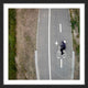 "Bicycle Lane" Framed Print by Karolis Janulis