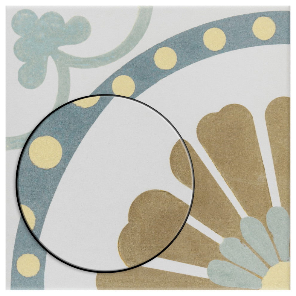 Revival Ceramic Floor and Wall Tile, Ring