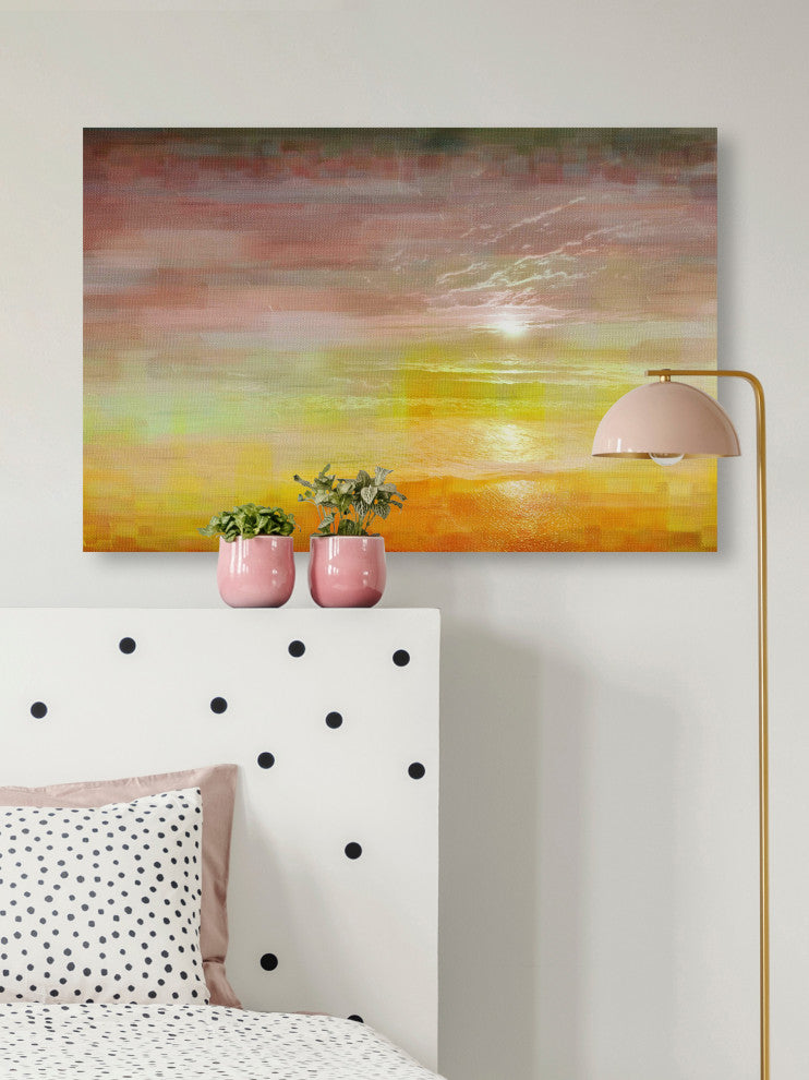"Breaking Dawn" Print on Canvas, 24"x16"