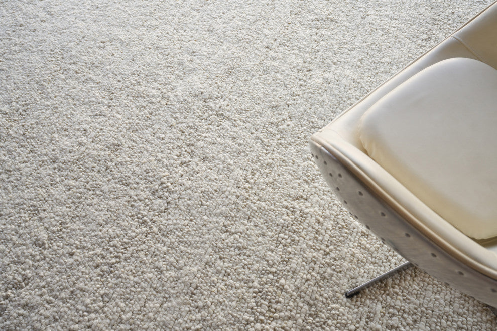 Borelli Handmade Hand Loomed Wool Ivory Area Rug