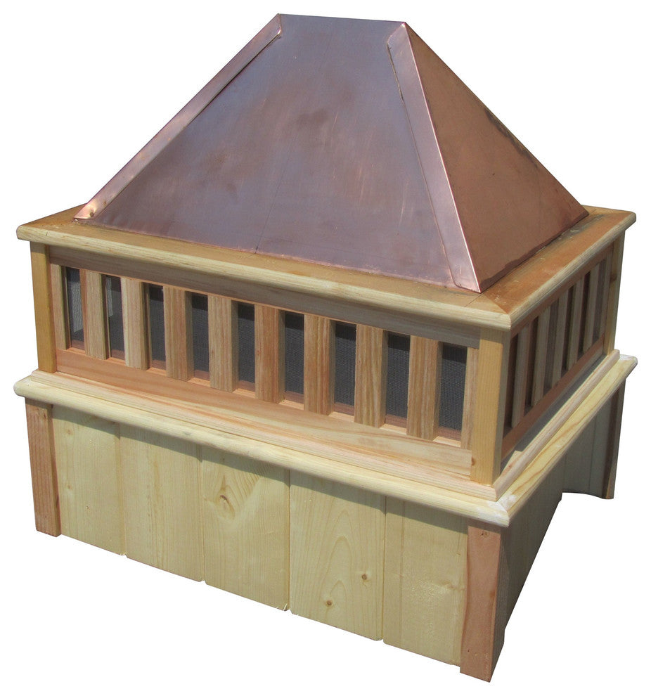 SamsGazebos Rectangle French Cupola with Copper Roof