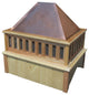SamsGazebos Rectangle French Cupola with Copper Roof