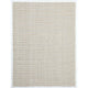 Sona Textured Area Rug, Ivory, 7'9"x9'9"