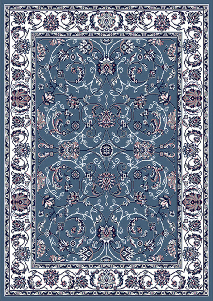 Home Dynamix Premium Muse Runner Area Rug 1'9"x7'2", Decorative Blue/Ivory