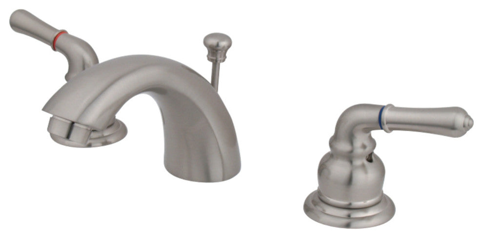 KB95X-P Mini-Widespread Bathroom Faucet, Brushed Nickel