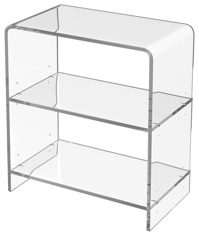 Butler Crystal Clear Acrylic Bookcase