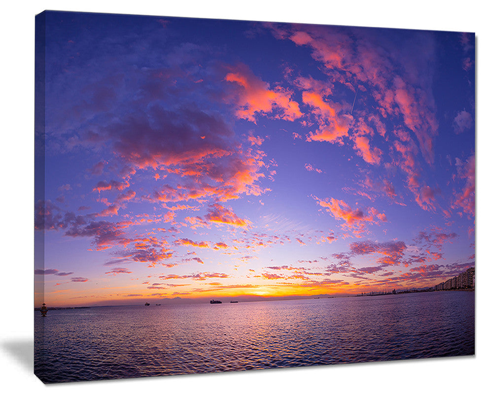 "Composition of Nature Beautiful Seascape" Landscape Wall Art, 20"x12"
