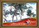 Winslow Homer House and Trees Framed Premium Canvas Print, 16"x24"