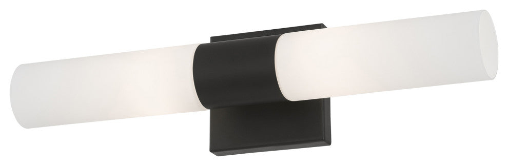 Livex Lighting Black ADA 2-Light Vanity Sconce