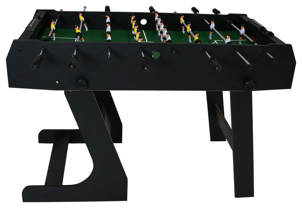 Sunnydaze Compact 48-Inch Folding Foosball Game Table - Create a Game Room