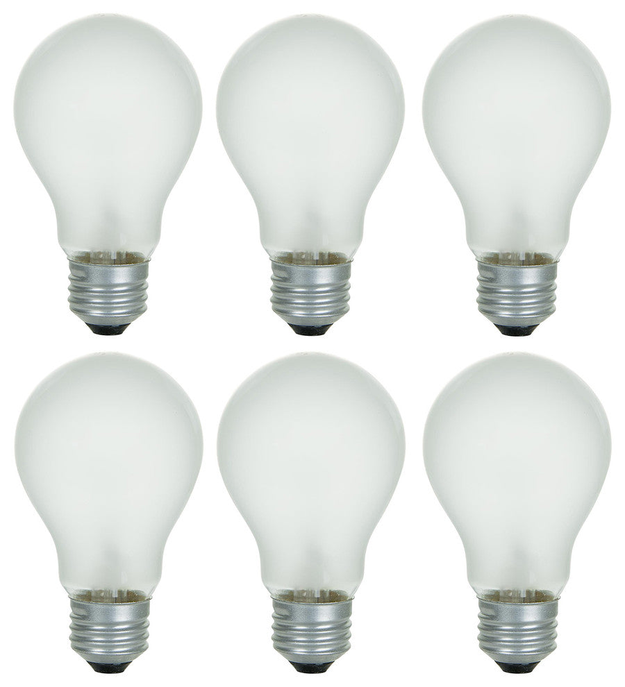 Sunlite 60 Watt A19 Household Light Bulb, Medium Base, Frost
