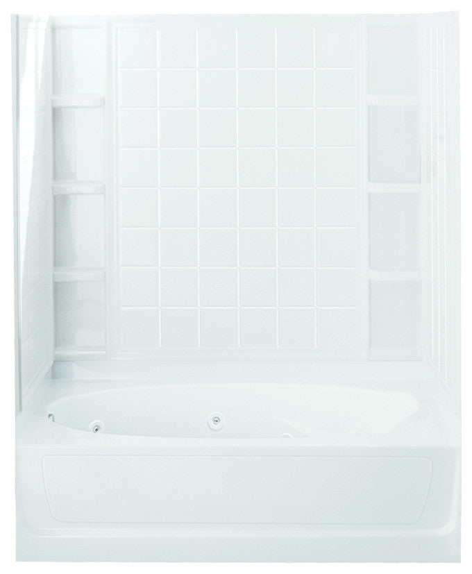 Sterling  Ensemble 73.2x37.5x60 Vikrell Whirlpool Tub/Shower