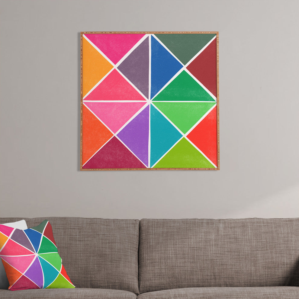 Deny Designs Garima Dhawan Converge 1 Framed Wall Art