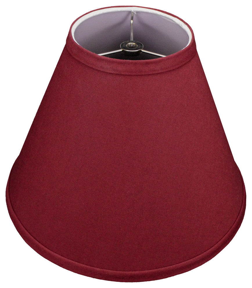 Fenchel Shades, 5"x12"x9" Spider Attachment Empire Lamp Shade, Linen Brick