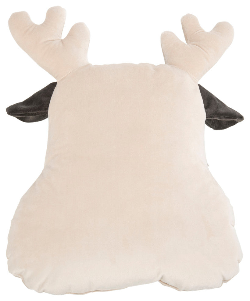 Safavieh Reno Reindeer Pillow, Multi, 12"x12"
