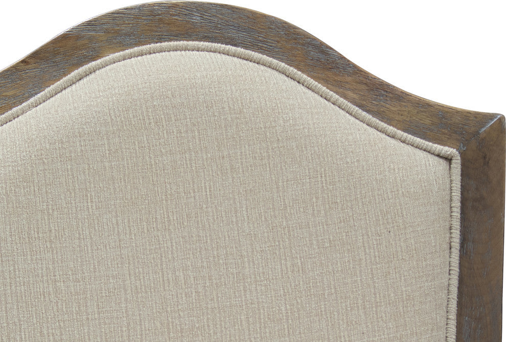 Kourtney Accent Arm Chair and Table Set, Antique-Style Natural, 3-Piece Set