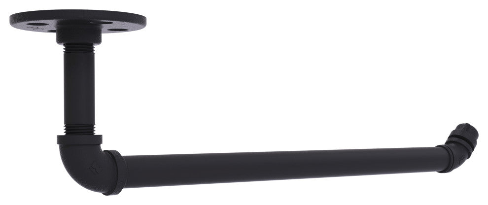 Pipeline Under Cabinet Paper Towel Holder, Matte Black