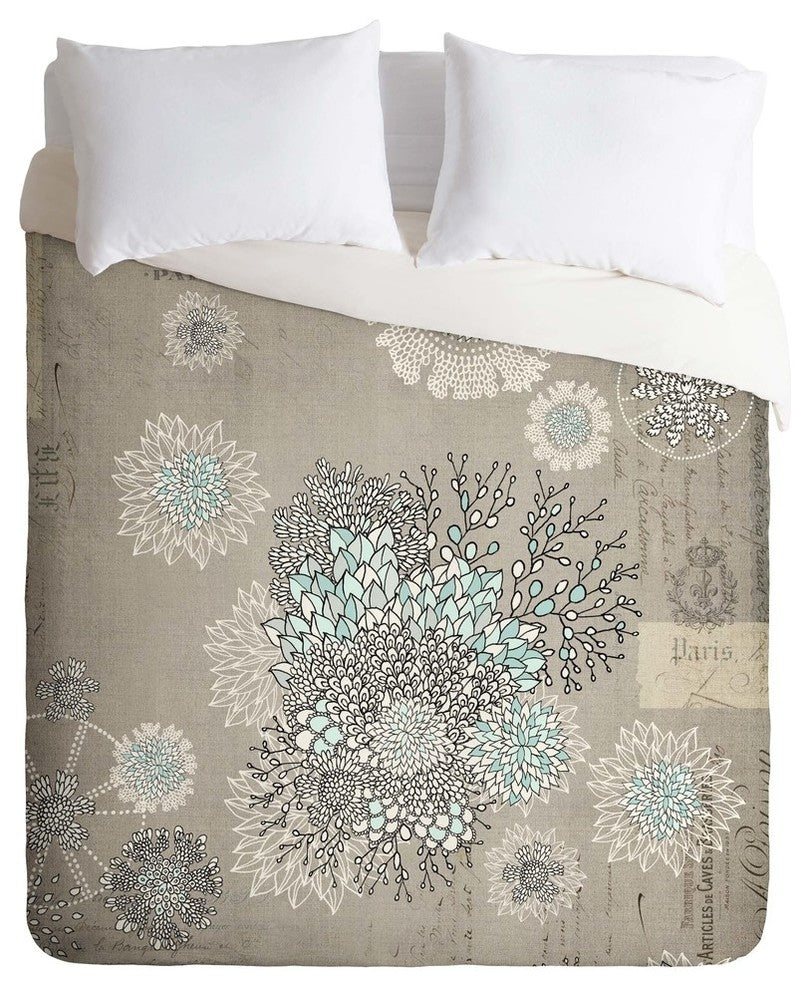 Deny Designs Iveta Abolina French Blue Duvet Cover - Lightweight