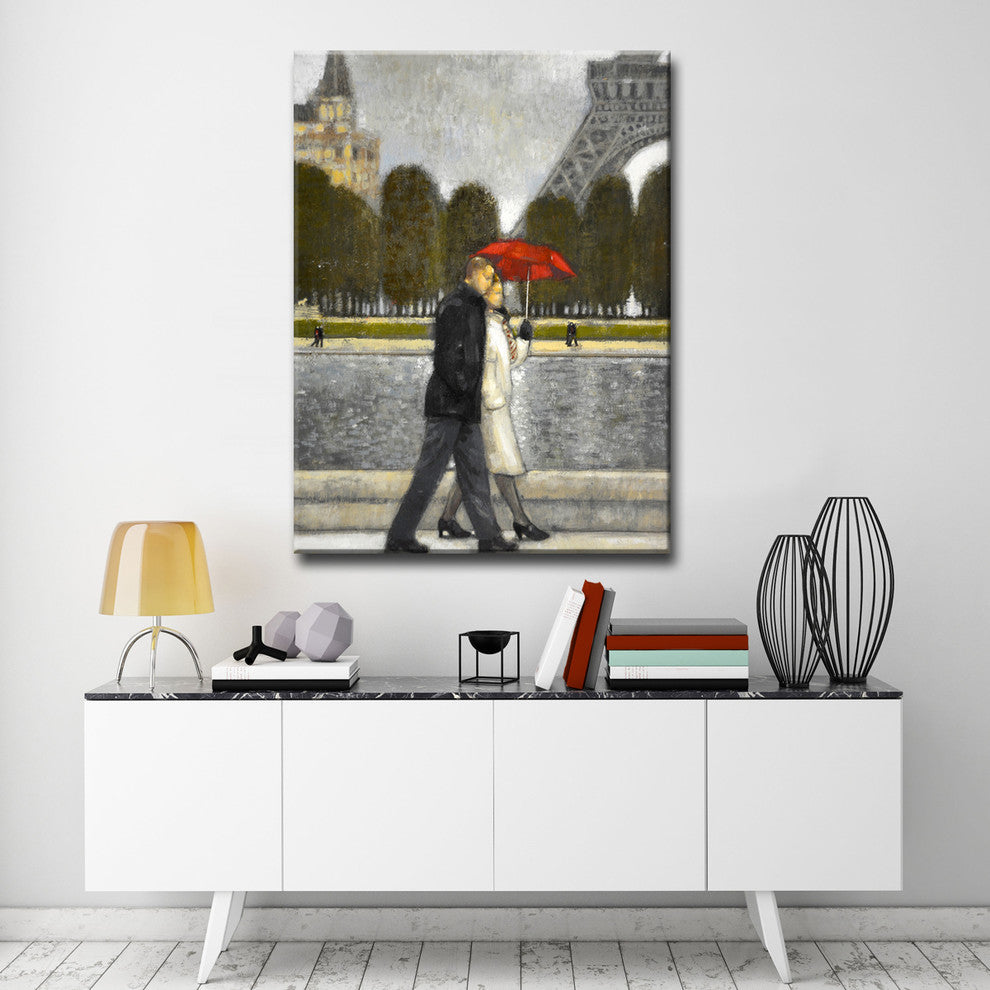 Ready2Hangart 'Romantic Stroll Ii' By Norman Wyatt, Jr Canvas Art, 20" Hx16