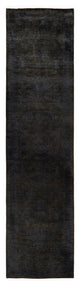Overdyed One-of-a-Kind Hand-Knotted Area Rug Gray, 2' 6" x 10' 2"