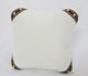 Decorative Pillow in Lattice-Chocolate With Back in Beaufort-Chestnut