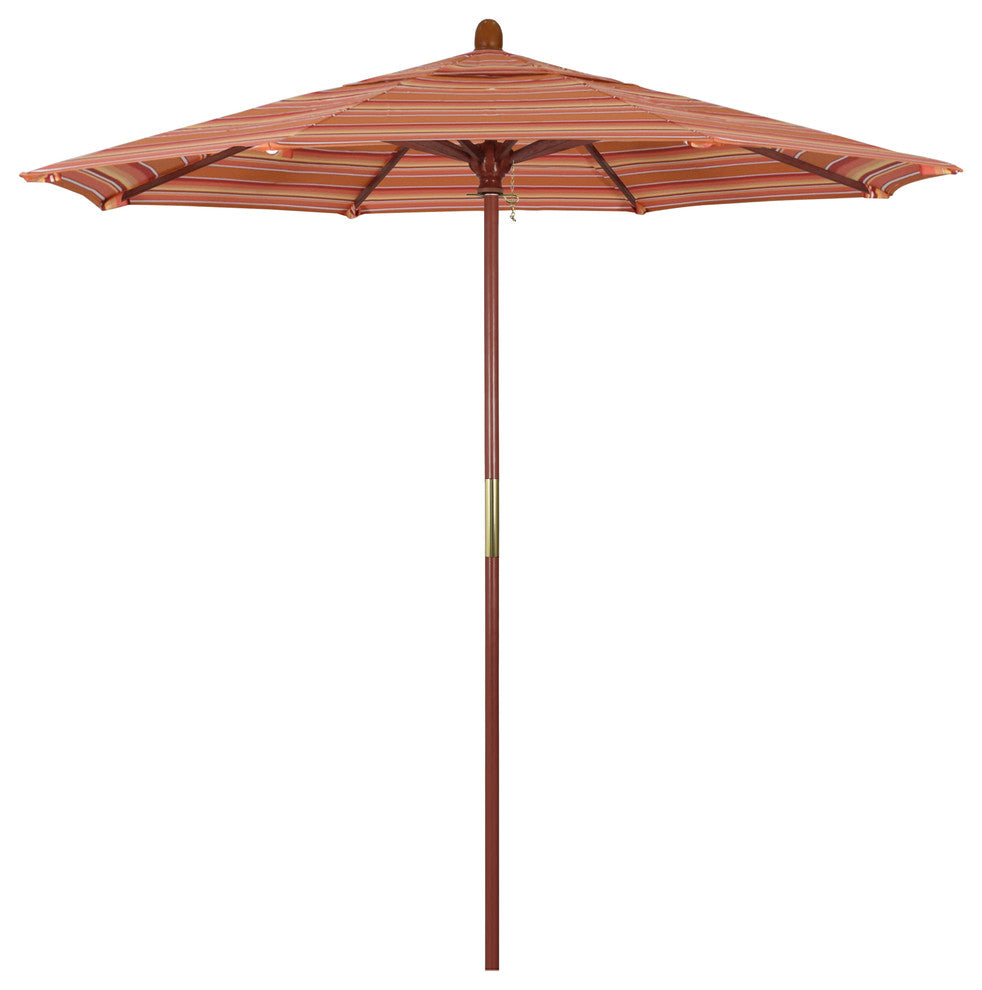 7.5' Wood Umbrella, Dolce Mango