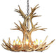 Mule Deer Cascade Antler Chandelier Light, Medium, No Shades
