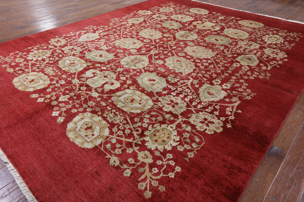 9'x12' Peshawar Ziegler Oriental Hand Knotted Rug, P2500