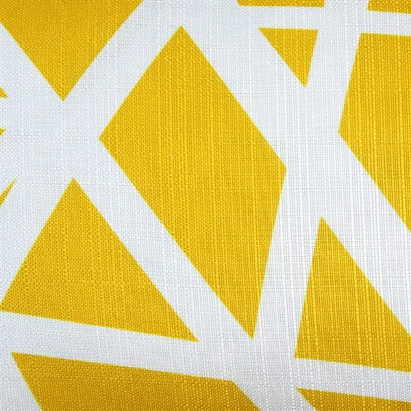 Pillow Decor - Bird's Nest Yellow Throw Pillow 19x19