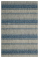 Safavieh Courtyard Cy8464-36812 Striped Outdoor Rug, Grey/Navy, 2'0" X 3'7"