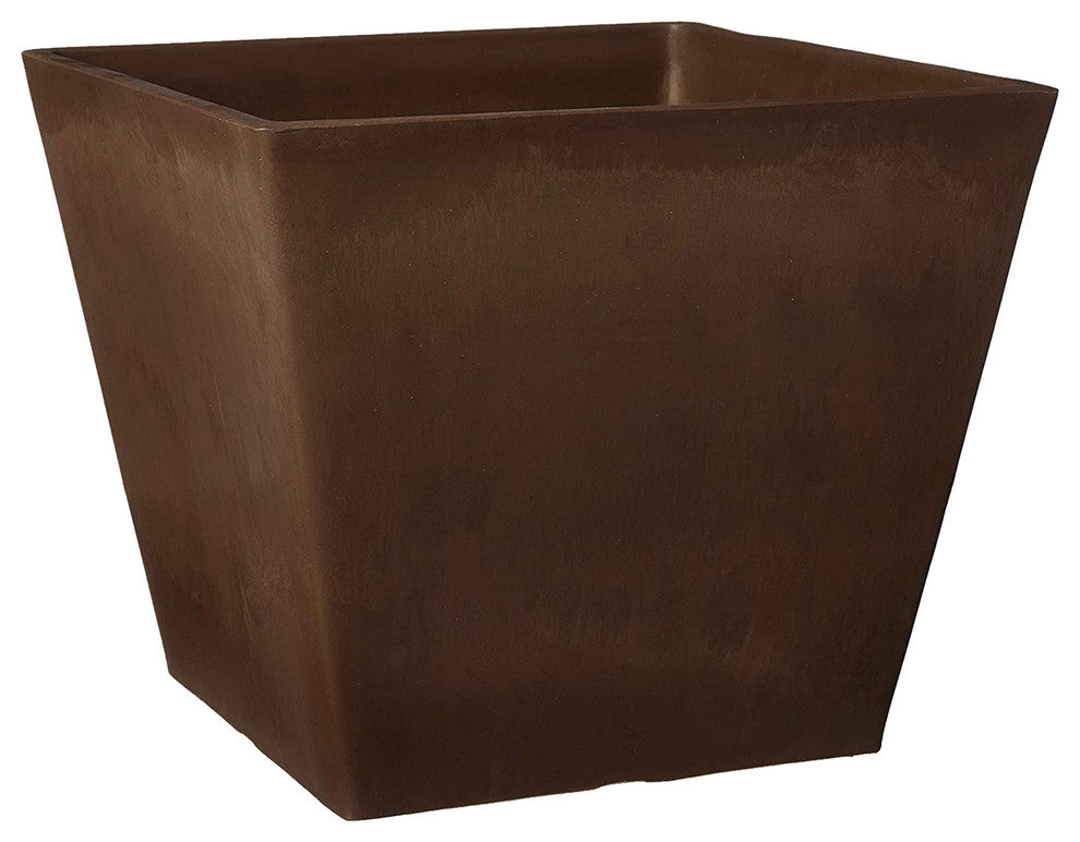 Simplicity Square Planter, Chocolate