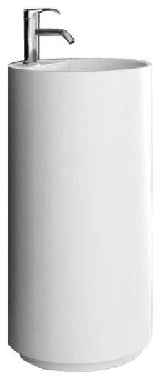 Fine Fixtures Crestview Pedestal, Pure White