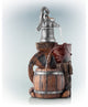 24" Tall Outdoor 3-Tier Old-Fashioned Pump Barrel Fountain Yard Art Decor