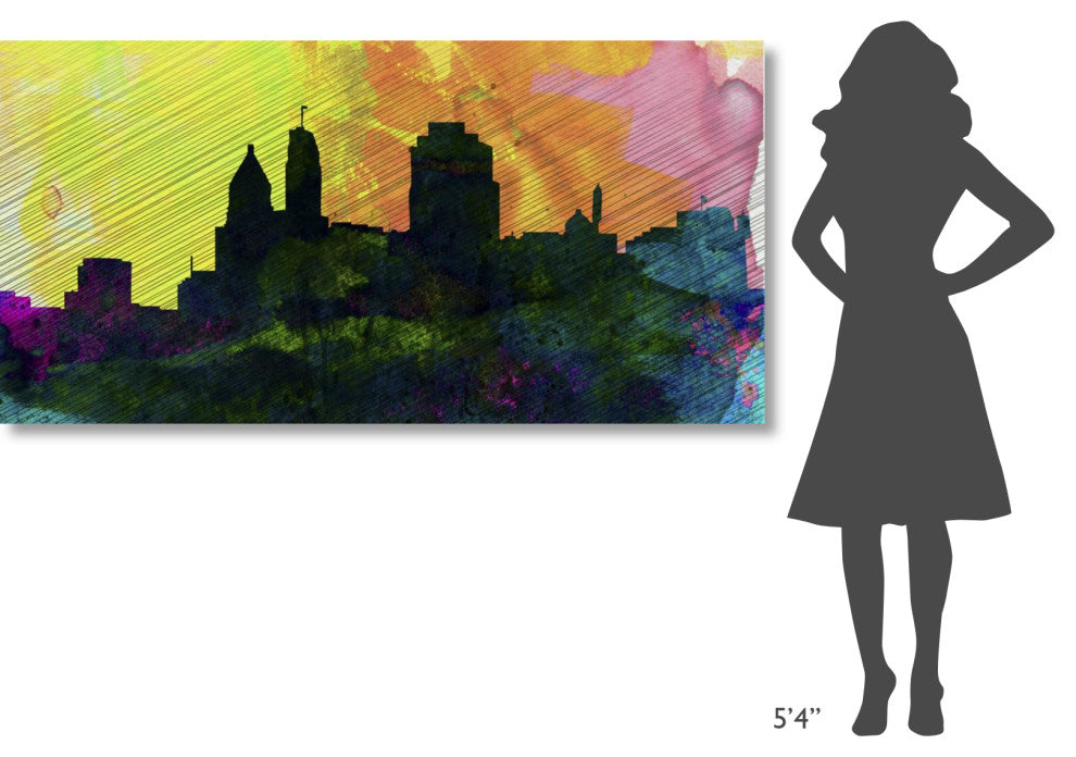 "Cincinnati City Skyline" Fine Art Print