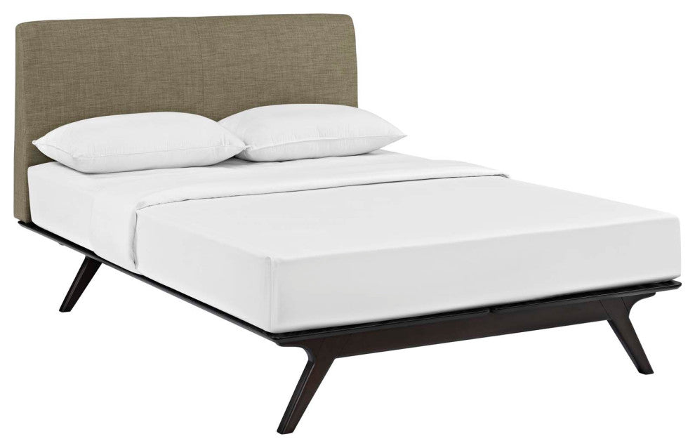 Modway Tracy Queen Bed, Cappuccino Latte