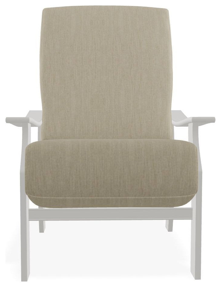 St. Catherine Deep Seat Outdoor Armchair, Huskie/Snow