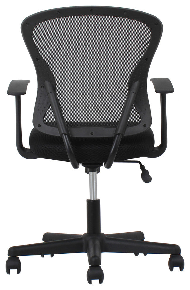 Essentials by OFM ESS-3011 Swivel Mesh Back Task Chair With Arms, Mid Back