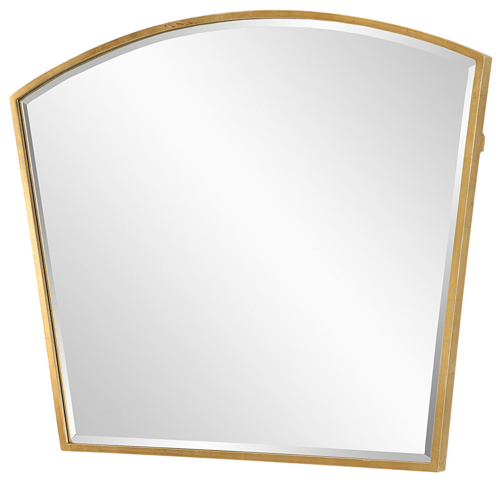 Uttermost Boundary Gold Arch Mirror