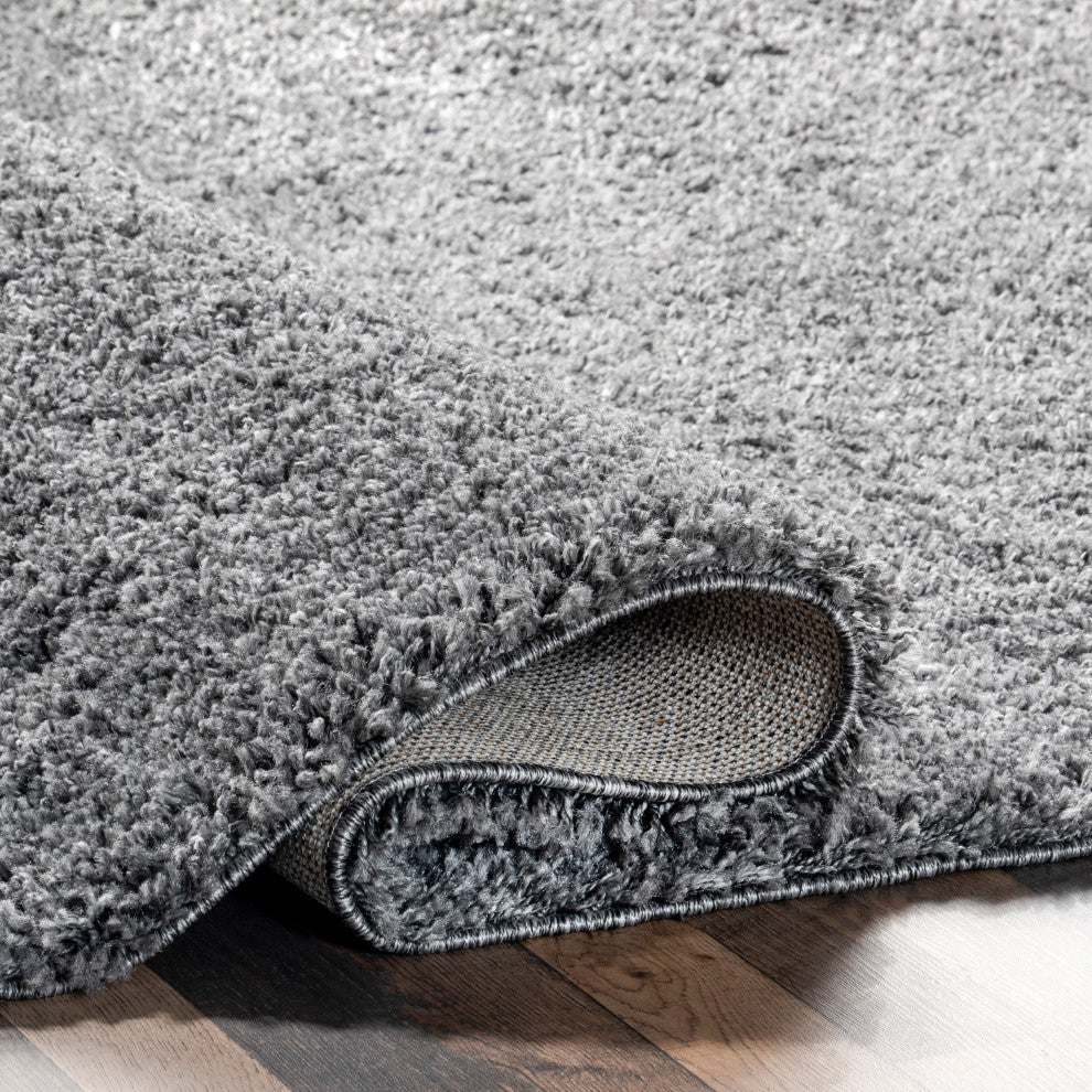 Nuloom Alexa My Soft and Plush Shag Rug, Grey 8'x10'