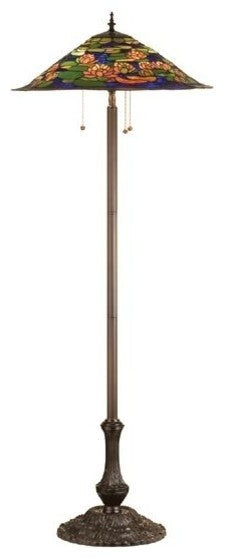 Meyda Lighting 32301 64"H Tiffany Pond Lily Floor Lamp