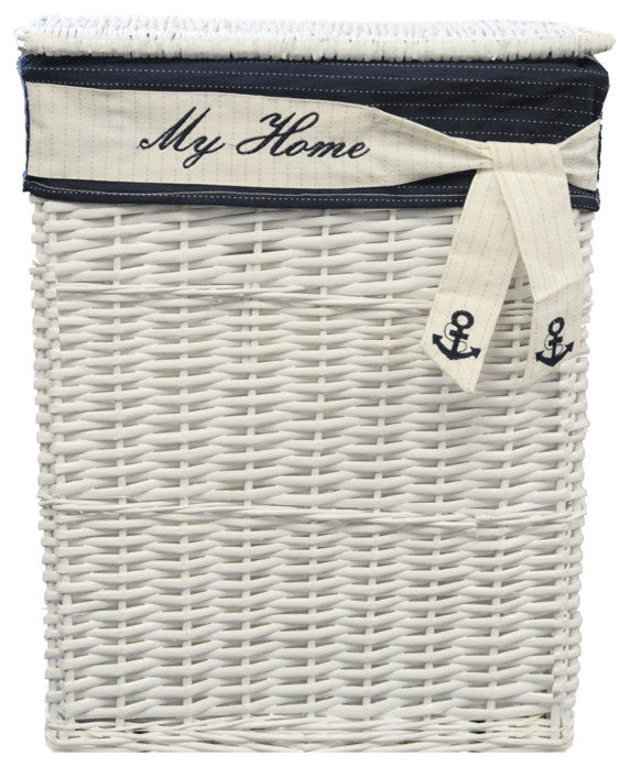 Anne Home, Set Of 5 Rectangular Willow Baskets