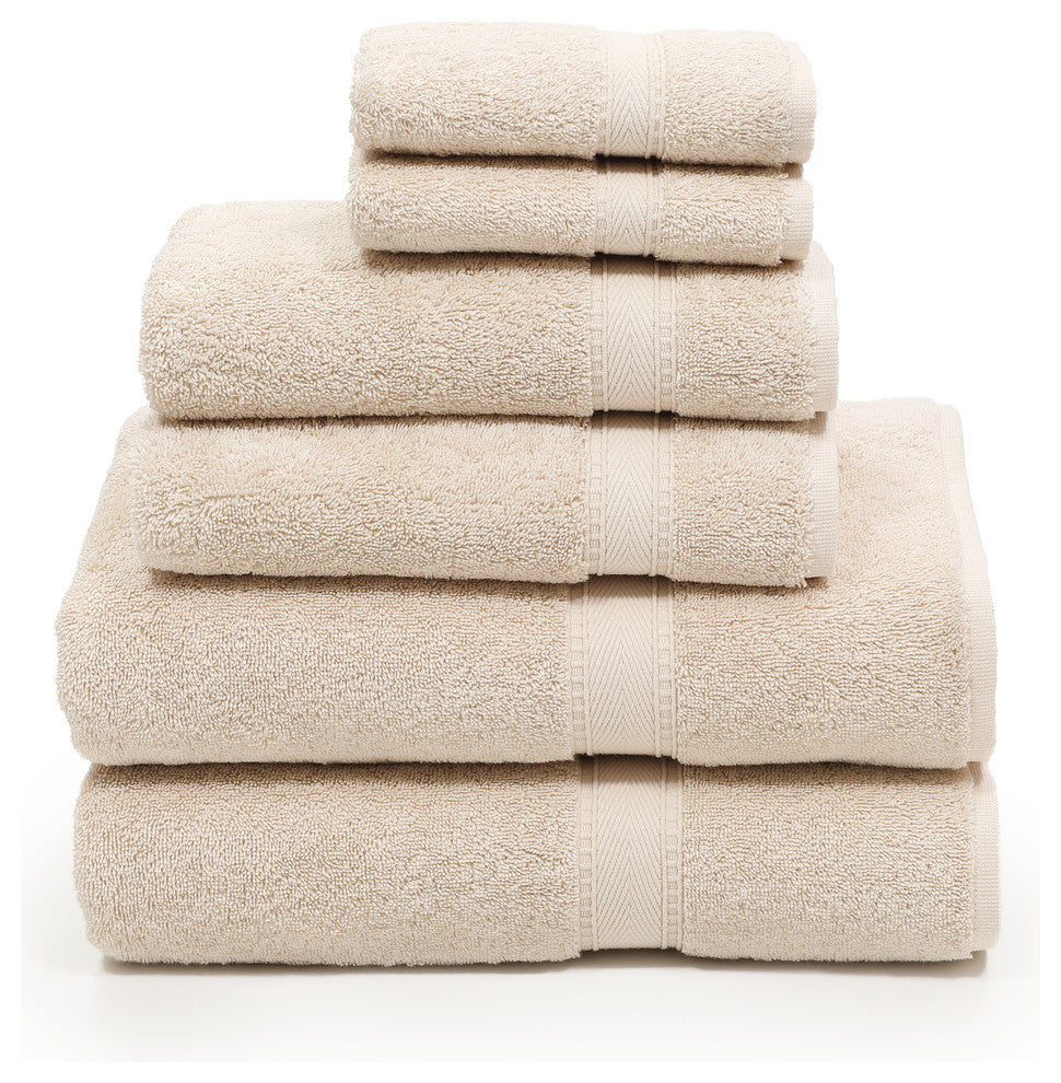 Linum Home Textiles Sinemis Terry 6-Piece Towel Set, Beige